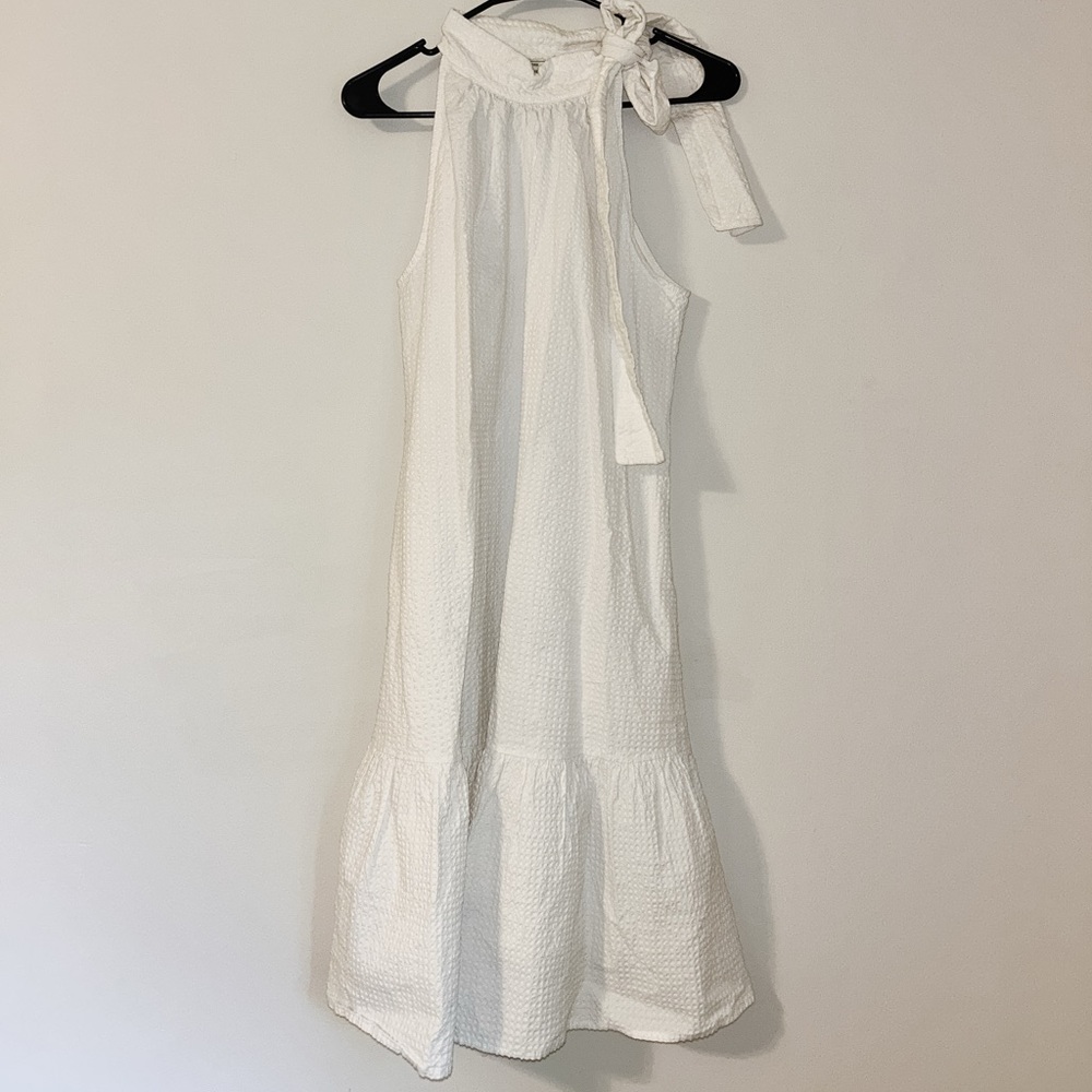 Vineyard Vines 144th Kentucky Derby Seersucker Dress Preppy White Medium